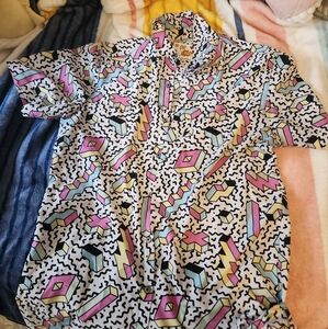 80s Arcade Oh Snap! Ragstock Button Up M